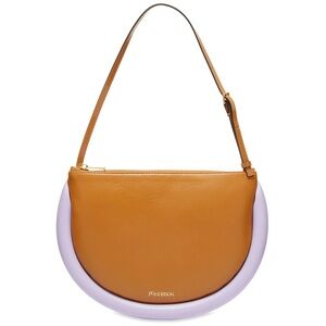 JW ANDERSON Bumper Moon Logo-embossed Leather Shoulder Bag